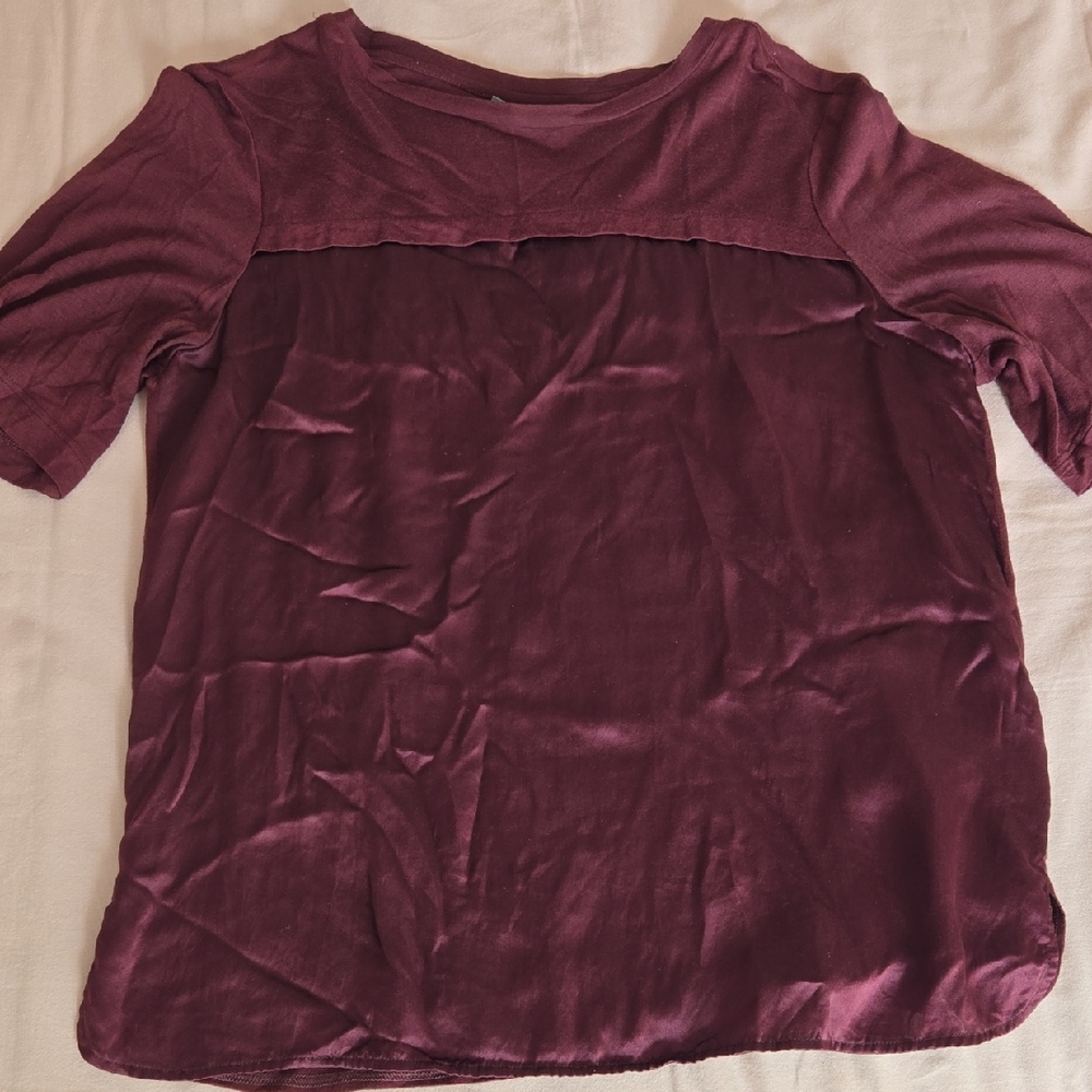 Vince Women's Deep Burgundy Blouse
